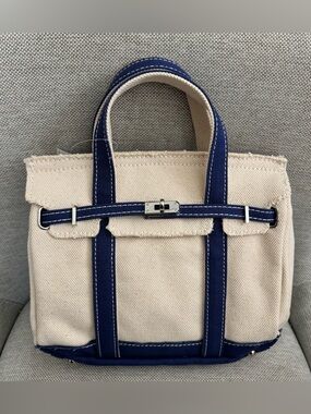 Viral Birkin inspired Boat and tote style handbag